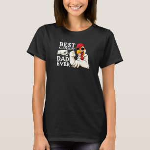 Best Cluckin' Dad Ever Mens Animal Chicken Farmer T-Shirt