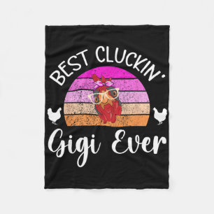 Best Cluckin' Gigi Chicken Gigi Chicken Owner Chic Fleece Blanket