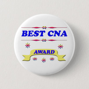 Best CNA Award 6 Cm Round Badge