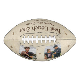 Best Coach Ever 2 Photo Coach Gift Keepsake American Football