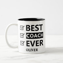 Best Coach Ever Checklist – Custom Name Gift