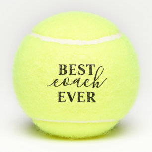 Best Coach Ever Personalised Name Tennis Balls
