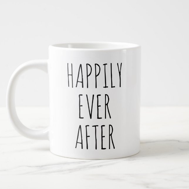 "Best Coach Ever" Simple Modern Farmhouse Large Coffee Mug (Left)