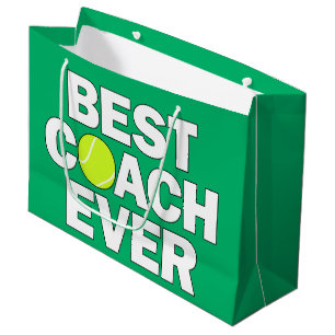Best Coach Ever Tennis Coach Gift Bag