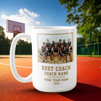 Best Coach Team Name Photo Thank you