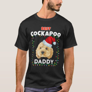 Best Cockapoo Daddy Christmas Party Dog Family Poo T-Shirt