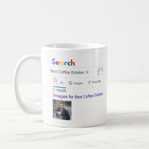 BEST COFFEE DRINKER GIft FUNNY World's No1 SEARCH Coffee Mug