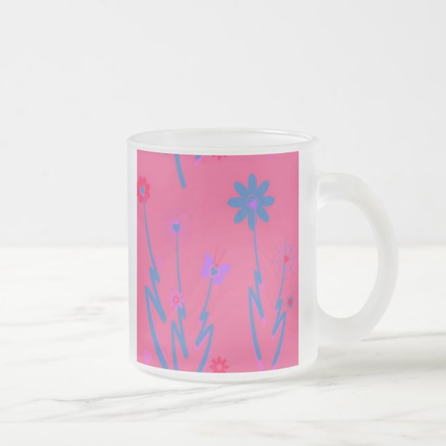 BEST COFFEE MUGS - FROSTED GLASS MICROWAVE SAFE (Right)