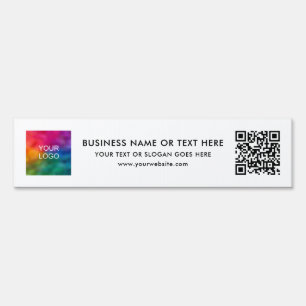 Best Company Logo QR Code Yard Business Outdoor Garden Sign