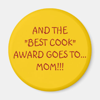 BEST COOK AWARD MAGNET