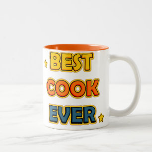 Best Cook ever Two-Tone Coffee Mug