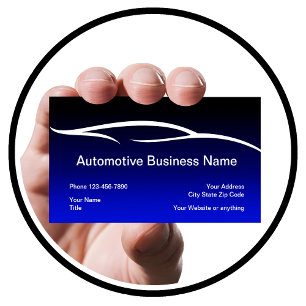 Best Cool Automotive Business Card Template
