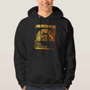 Best Corgi Dad Ever dog dad for men Dog Father Pe Hoodie