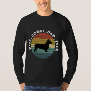 Best Corgi Dad Ever Dog Dad Personalized Dog Dad B T-Shirt