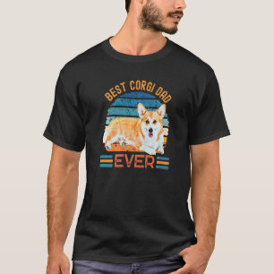 Best Corgi Dad Ever Dog Father's Day T-Shirt