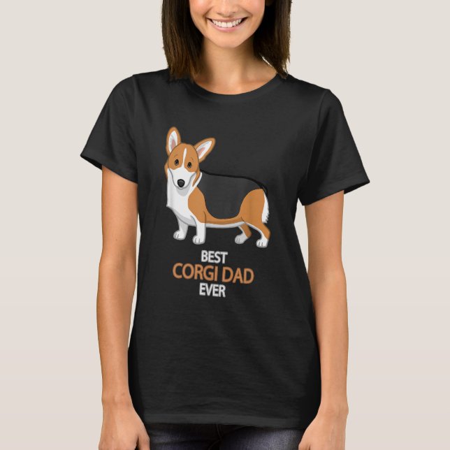 Best Corgi Dad T-Shirt (Front)
