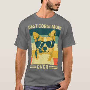 Best Corgi Mum Ever Vintage Retro Mother's Day Dog T-Shirt
