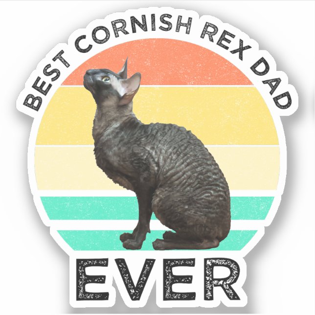 Best Cornish Rex Dad Ever (Front)