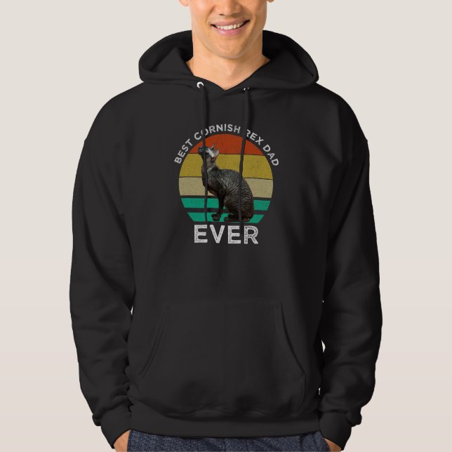 Best Cornish Rex Dad Ever Hoodie (Front)