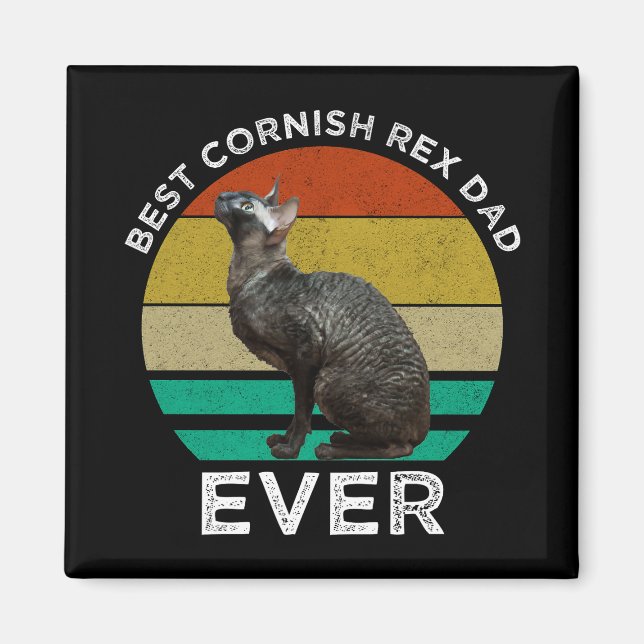 Best Cornish Rex Dad Ever Magnet (Front)