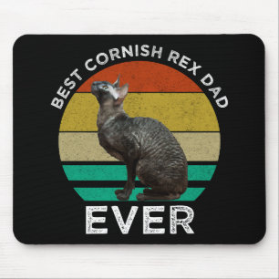 Best Cornish Rex Dad Ever Mouse Mat