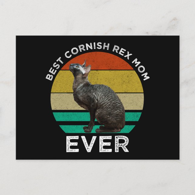 Best Cornish Rex Mum Ever Postcard (Front)