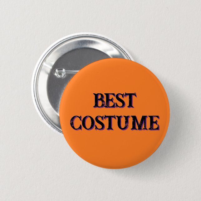 "Best Costume" Award Button (Front & Back)