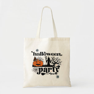 Best Costume Retro Halloween Party Invitation Tote Bag