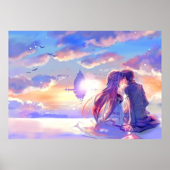 Best couple Asuna and Kirito Poster (Front)