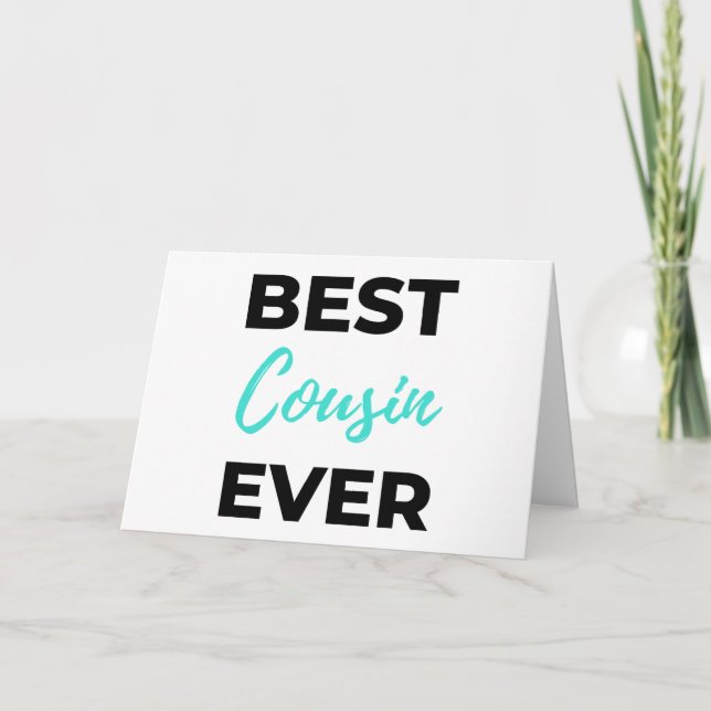Best Cousin Ever 2 Card (Front)