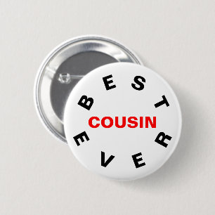Best Cousin Ever 6 Cm Round Badge