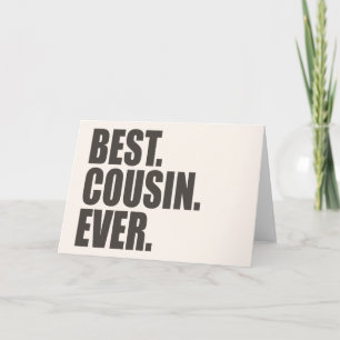 Best. Cousin. Ever. Card