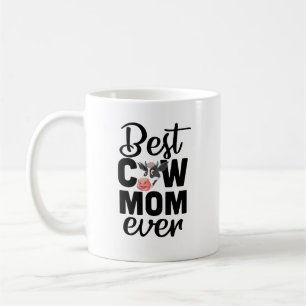 Best Cow Mum Ever Mug – Funny Cow Lover Coffee Cup