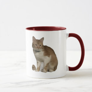 Best Coworker Cat Photo and Hearts Mug