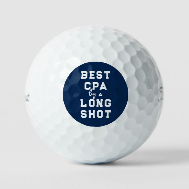 Best CPA Gift Golf Balls (Front)