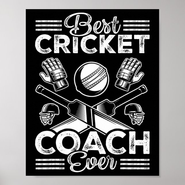 Best Cricket Coach Ever  Poster (Front)