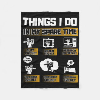Best Cricket Design For Men Women Sports Sports Te Fleece Blanket
