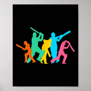 Best Cricket Design For Men Women Sports Sports Te Poster