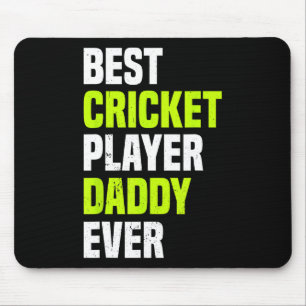 Best Cricket Player Daddy Ever - Cricketing Daddy Mouse Mat