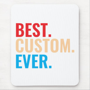 Best custom ever vintage retro Customised text Mouse Mat