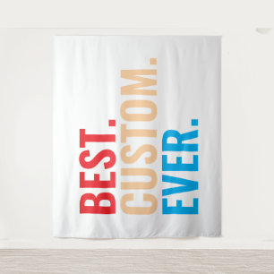 Best custom ever vintage retro Customized text Tapestry