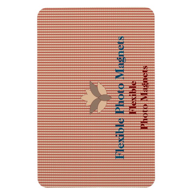 Best Custom Logo Text Flexible Photo Magnets (Vertical)