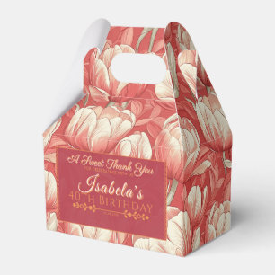 Best Custom Tulip Flower Birthday Party Favour Box