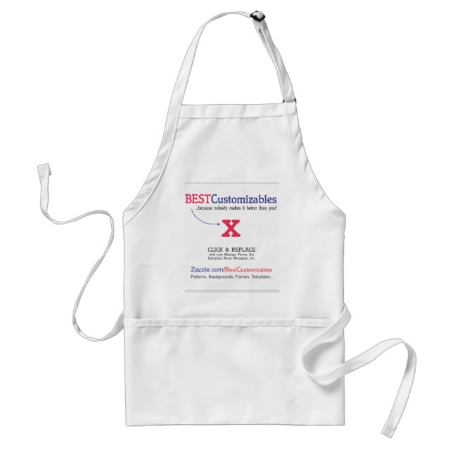 Best Customisable Gift Template Standard Apron (Front)