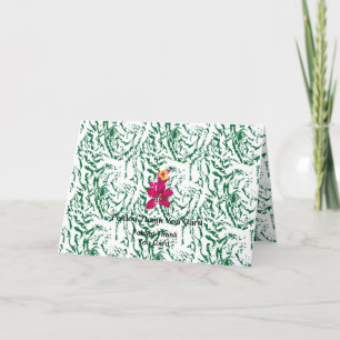 Best Customise Logo Text Folded Thank You Cards