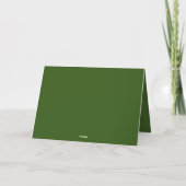 Best Customise Logo Text Folded Thank You Cards (Back)