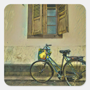 Best cyclist gifts square sticker
