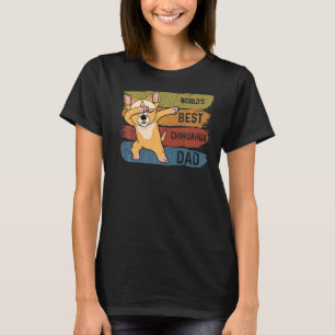 Best Dabbing Chihuahua Dad  Dab  For Kids Men T-Shirt
