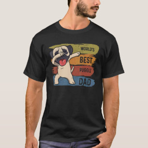 Best Dabbing Puggle Dad Dab For Kids Men T-Shirt