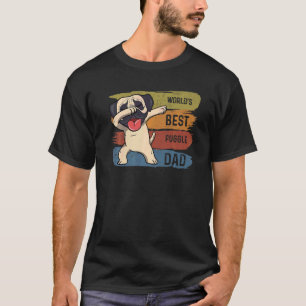 Best Dabbing Puggle Dad Dab For Kids Men T-Shirt